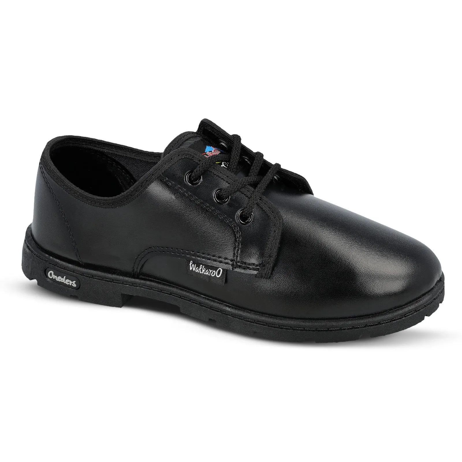 Walkaroo Kids School Shoes - WV521 Black