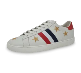 Zane Sneakers with Stripe Pattern and Stars